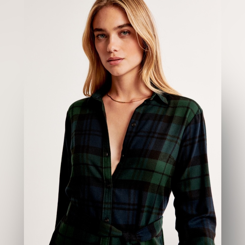 Flannel Shirt Dress from Abercrombie and Fitch